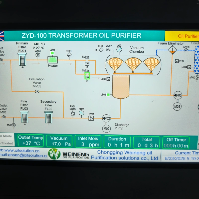 ZYD-100 Transformer Oil Filtration Machine