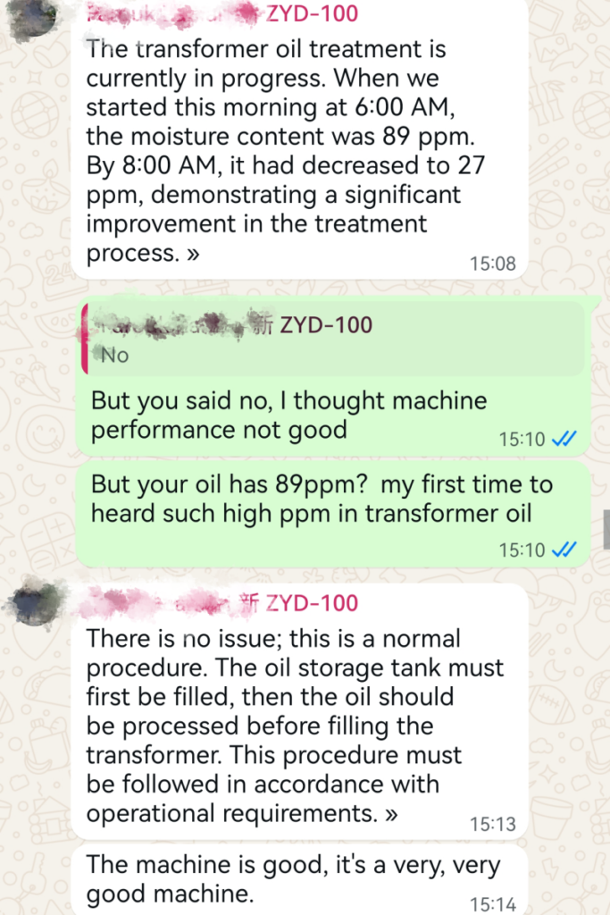 ZYD-100 Double Stage Transformer Oil Purification Machine